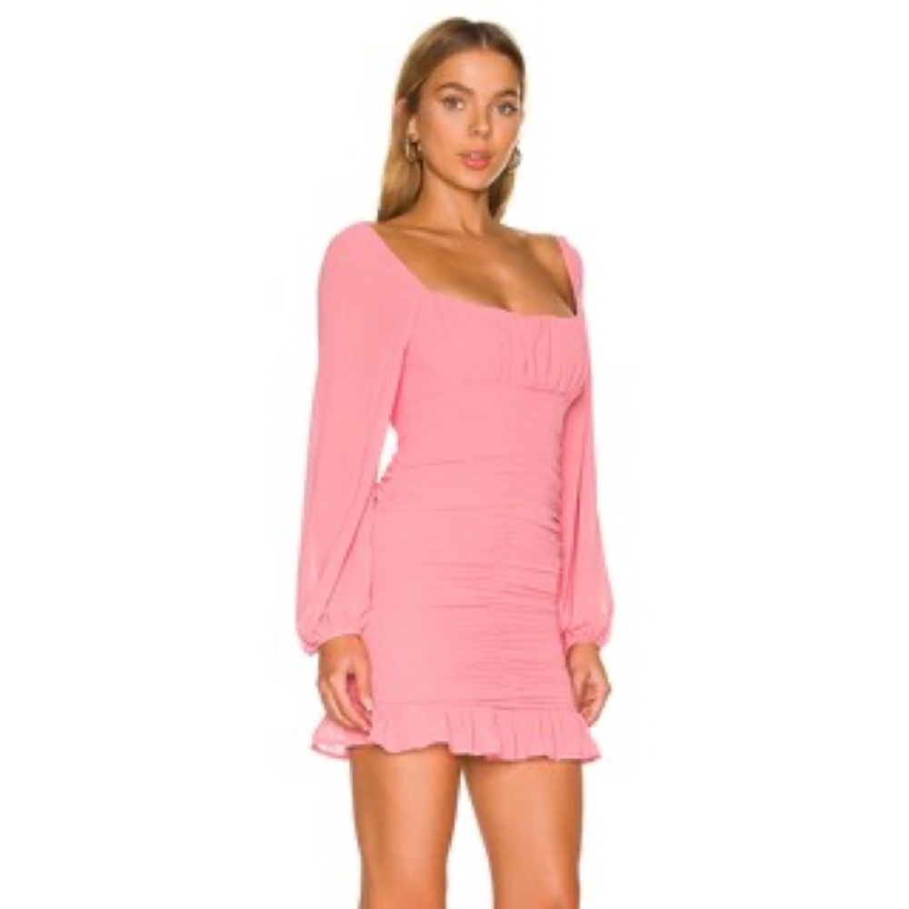 REVOLVE | MORE TO COME Petra Ruched Mini Dress